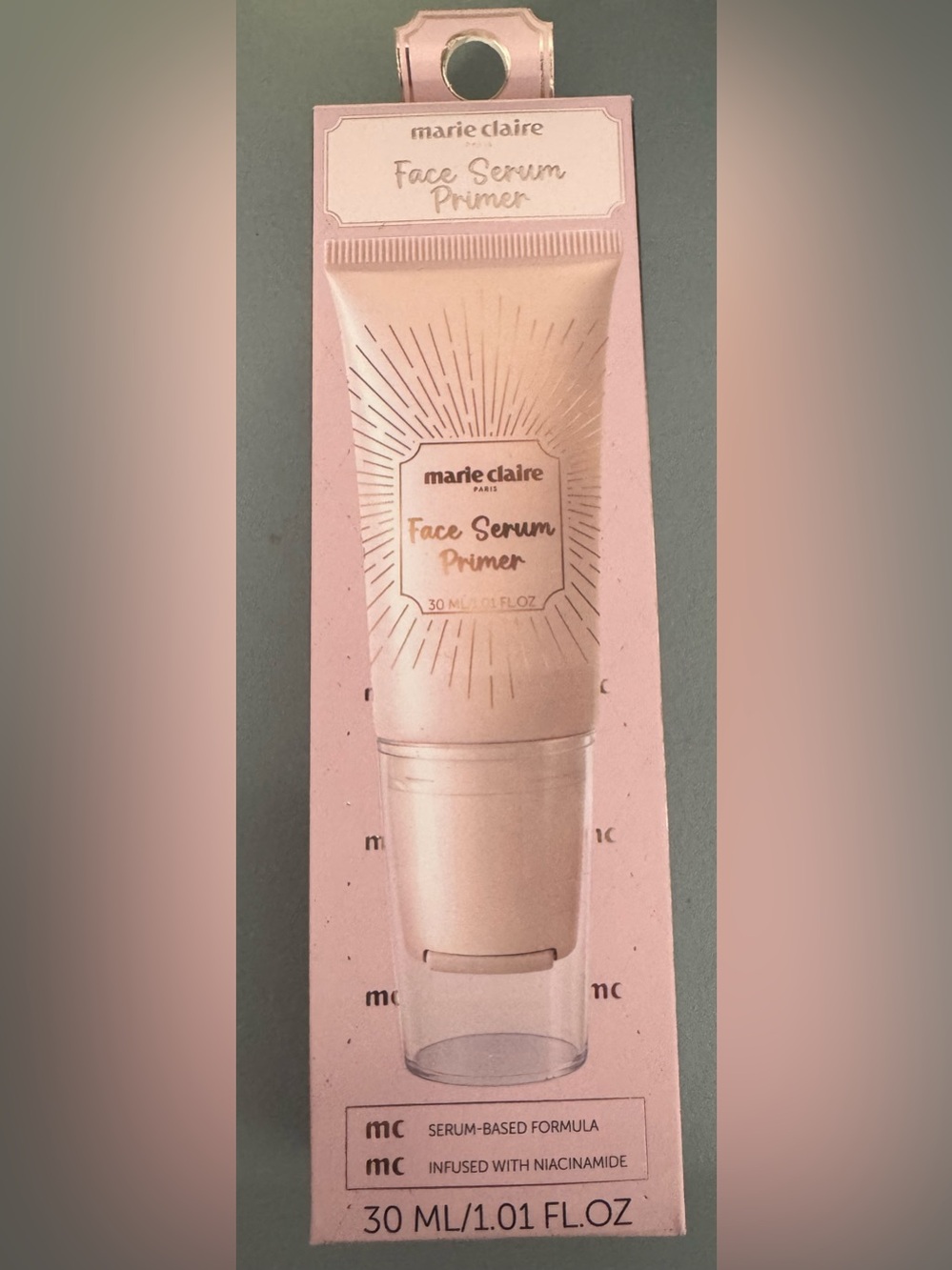 Marie Claire Pink Face Serum Primer – Hydrating Makeup Base